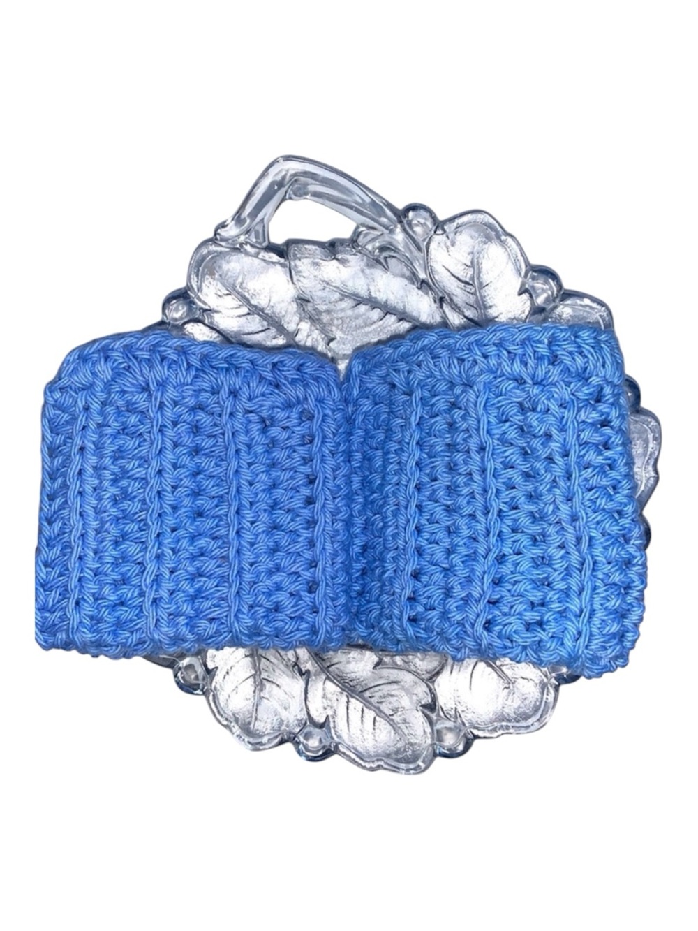 HAND CRAFTED Colorful Crocheted 100% Cotton All Purpose Dish or Wash Cloths